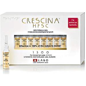 CRESCINA LABO CRESCINA Ri-Crescita HFSC RETARD 1300 DONNA anticaduta capelli 10 Fiale