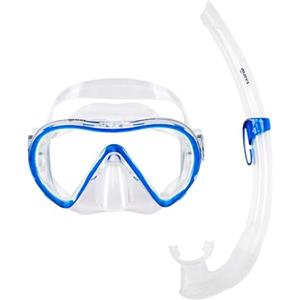 Mares 411746 Set Maschera e Snorkel, Unisex - Adulto, Riflesso Blu Chiaro, Taglia Unica