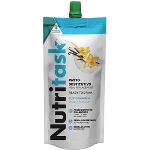 Promopharma Nutritask Vaniglia 440g - Pasto Sostitutivo Completo e Bilanciato, Pronto da Bere