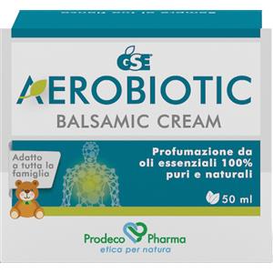 Prodeco Pharma GSE Aerobiotic Balsamic Cream 50 ml - Unguento Vegetale Lenitivo e Balsamico con Oli Essenziali