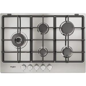 Whirlpool TGML 761 IX R Acciaio inossidabile Da incasso 73 cm Gas 5 Fornello(i)