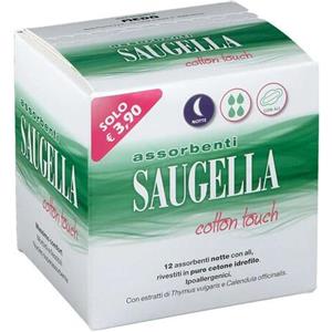 Saugella - Cotton touch assorbenti notte 12 pezzi