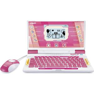 VTech Bit Smart Genius Plus Rosa - Computer Interattivo per Bambini con 164 Attività Bilingue e Mouse Incluso