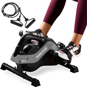 Lifepro Pedaliera 3 in 1 da Sotto Scrivania con Fasce di Resistenza - Allenatore per Braccia, Piedi e Gambe da Seduti per Anziani - Mini Cyclette Pedaliera da Sotto Scrivania