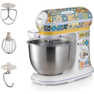 Ariete 1588 Impastatrice Positano, Planetaria, 7 velocità, 2400 Watt, 5,5 litri, Tazza Acciaio Inox