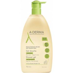 A-Derma Gel Doccia Surgras 500ml - Deterge e Nutre per Pelle Secca e Fragile con Estratto di Avena Rhealba