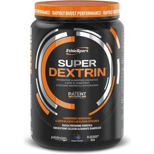 EthicSport Super Dextrin - Integratore Energetico 700 g con Cluster Dextrin e Palatinose per Energia Costante