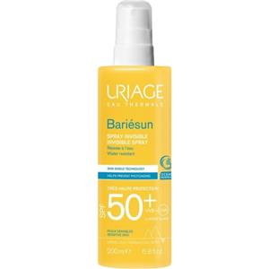 Uriage Bariesun Spray Invisibile SPF50 200ml - Protezione Solare Molto Alta con Acqua Termale