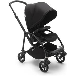 Bugaboo Bee 6 - Passeggino per neonati e neonati, leggero e compatto, con barra di protezione, ruote da 17,8 cm, pieghevole con una sola mano, capote in nero