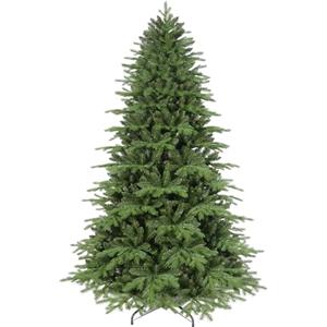 Bellapianta Albero di Natale 210cm Super Folto Realistico Real Touch, Albero di Natale 210 Premium in PE/PVC Verde con Borsa Porta Albero, Guanti e Sacchetto
