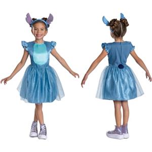 Disney Costume ufficiale Lilo & Stitch classico di Disguise, licenza ufficiale, costume per ragazze, con vestito ispirato a Stitch e fascia
