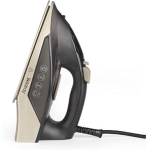 Beldray BEL01848VDE 2000W Ferro da stiro a vapore - Piastra in ceramica, serbatoio dell'acqua da 230 ml, funzione spray, getto di vapore da 100 g/min, controllo della temperatura variabile, antigoccia