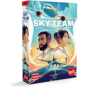 Asmodee, Sky Team, Gioco da Tavolo, 2 Giocatori, 12+ Anni, Edizione in Italiano