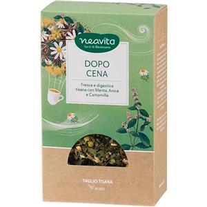 Neavita Tisana Dopo Cena - Miscela Calmante con Melissa, Passiflora e Camomilla, 45g