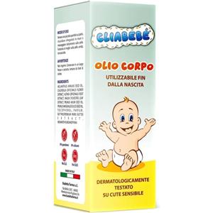 Cliabebè Olio Corpo Bambini 100ml - Idratazione e Morbidezza con Olio di Ciliegia e Mandorle