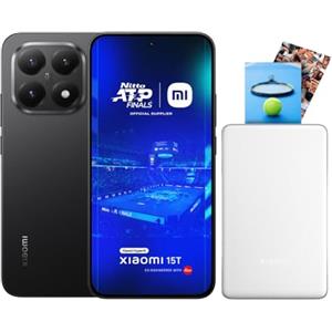 Xiaomi 15T, Smartphone 12+256GB, Display 6,83" 120Hz, MediaTek Dimensity 8400-Ultra, Leica Summilux 50MP, 5500mAh, Nero, 2 anni Garanzia, Caricabatterie non incluso + Xiaomi Photo Printer Pro