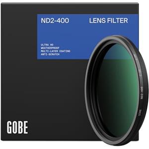 Gobe Filtro ND Variabile 72 mm ND2-400 - Anello Rotante, Riduzione Luce 1-8,66 f-stop