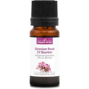 La Compagnie des Sens GERANIO ROSATO CV BOURBON BIO - 10mL - Olio Essenziale di Qualità Premium - 100% Puro, Naturale, garantito ChromaCert® - Chemotipizzato & Integrale
