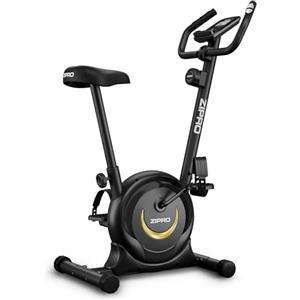 ZIPRO Cyclette da Casa con 8 Livelli di Resistenza Magnetica, Supporto per Smartphone, Schermo LCD, Sella Regolabile, Cyclette per Casa per Più Esercizi, Ciclette Professionale da Camera (One S)