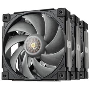 Sudokoo MACH120 3IN1 Ventole 120mm PC : Ventola di Raffreddamento Silenziosa PWM & 500-3000 RPM - Case Fan Dissipatore con LCP e Motore FOC & Correzione Dinamica del Bilanciamento, 6 Anni di Garanzia