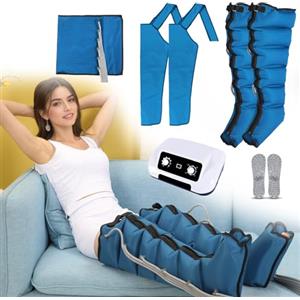 vanenferse pressoterapia linfodrenaggio per casa, pressoterapia linfodrenaggio gambe e addome e braccia, massaggiatore elettrico gambe pressoterapia per circolazione, 6 Camere d'Aria