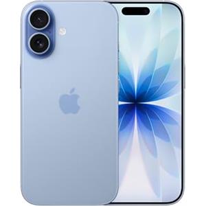 Apple iPhone 17 256 GB: display 6,3 con ProMotion, chip A19, fotocamera frontale Center Stage per selfie di gruppo più facili, più resistenza ai graffi, un giorno intero di batteria; Azzurro nebbia