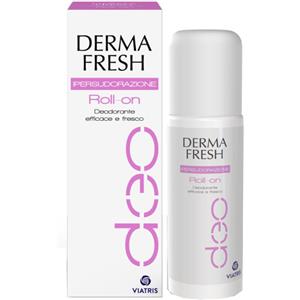 DERMAFRESH Deodorante Roll-On 75 ml per Ipersudorazione - Efficace e Fresco, Privo di Alcool e Conservanti
