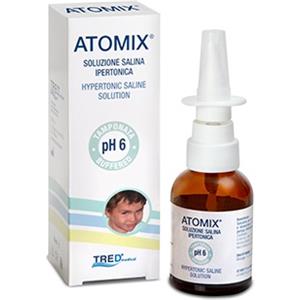 ATOMIX Soluzione Salina Ipertonica Spray Nasale 30 ml - Lava e decongestiona senza irritare