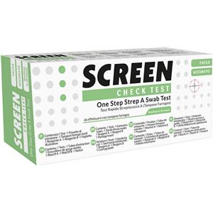 SCREEN ITALIA Srl Test One Step Strep A - Autodiagnostico per la Rilevazione Qualitativa dell'Antigene di Streptococco del Gruppo A da Tampone Faringeo