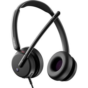 EPOS IMPACT 460T Cuffie Binaurali On-Ear con Cavo USB-C e USB-A, Doppio Microfono Noise-Cancelling, Certificato Teams, Plug-and-Play, Ottime per Ufficio, Lavoro da Casa, Zoom e Chiamate Business