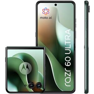 Motorola Razr 60 Ultra con Moto AI (16/512GB, 50+50MP, selfie 50MP, display esterno 4.0 interno 7 pOLED 165Hz, Qualcomm Snapdragon 8 Elite, 4700mAh, 5G, Dual SIM, Android 15) PANTONE Scarab