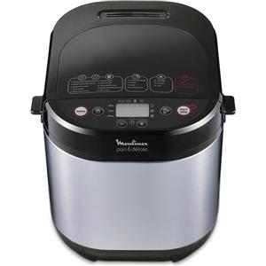 Moulinex OW240E Pain and Delices Macchina del Pane Capacita' 1 Kg 20 Programmi 650W Inox