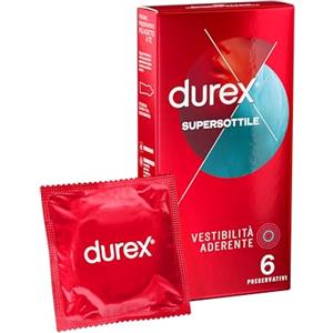 Durex Contatto Comfort Profilattici, 6 Preservativi