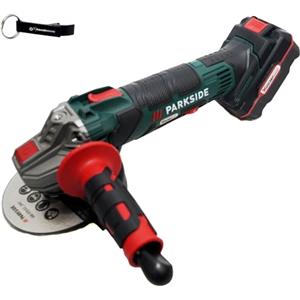 HEADNMORE® Bundle - PARKSIDE® Smerigliatrice angolare 20V PWSA 20-Li D4 incl. Batteria 4Ah + HEADNMORE® Portachiavi