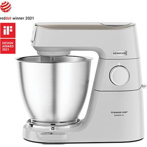 Kenwood KVL65.001WH Titanium Chef Baker XL Bianco Robot da Cucina 1200W Ciotola 7 L