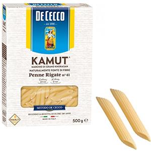 De Cecco PASTA DE CECCO AL KAMUT GRANO KHORASAN PENNE RIGATE 500 GR FONTE DI FIBRE