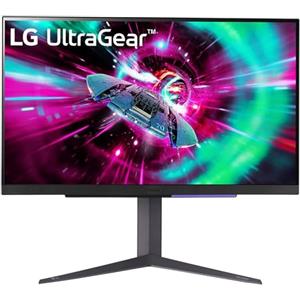 LG 27GR93U UltraGear Gaming Monitor 27 UltraHD 4K IPS HDR 400, 3840x2160, 1ms, G-Sync Compatible, AMD FreeSync Premium Pro 144Hz, HDMI 2.1 VRR, HDCP 2.2, Display Port 1.4, Flicker Safe, Nero