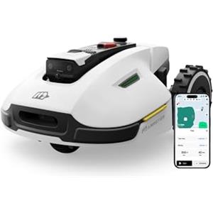 MAMMOTION YUKA 2000 Robot tagliaerba senza Filo Perimetrale, Robot Tosaerba con NetRTK+Vision, Area Consigliata 2000 m²/2800 m², Robot Tagliaerba Intelligente, Modulo 4G, Pendenza del 50% (Aggiornam