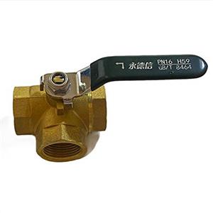 FP-TECH VALVOLA DEVIATRICE MANUALE 3/4 FEMMINA IMPIANTO SOLARE TERMICO CALDAIA ACQUA CALDA SCALDABAGNO