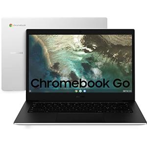 Samsung Galaxy Chromebook Go, 3 anni di garanzia, Chrome OS, Display Screen 14" HD LED, RAM 4GB, Memoria 64 GB, USB-C, Silver [Versione Italiana]