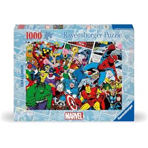 Ravensburger - Puzzle 1000 Pezzi Marvel Challenge | Puzzle Marvel Adulti E Bambini Con Una Misura Di 70x50 Cm | Regalo Per Adulti E Bambini Da 14 Anni E Più | Puzzles Ravensburger