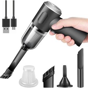 Sverluus Aspirapolvere a mano 8000Pa,Aspirabriciole Senza Fili Mini Aspirapolvere a forte aspirazione,Potente aspirapolvere bagnato e asciutto per la casa,il divano,l'auto,la cucina,gli animali domestici