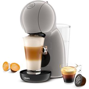 Nescafé Dolce Gusto Krups Nescafé Dolce Gusto Piccolo XS Capsule Caffè Serbatoio Acqua Rimovibile 0,8 Litri Bevande Calde e Fredda 1500 Watt Pressione Pompa 15 Bar Modalità Eco Particolarmente Compatta Tortora KP1A3AF0