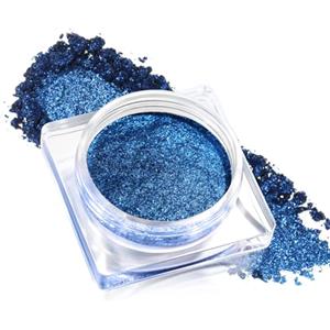 ecofavor Ombretto in crema singola, con brillantini blu, crema con brillantini, palette di ombretti ad alta pigmentazione, formula liscia e di lunga durata, evidenziatore viso e occhi per il trucco degli occhi