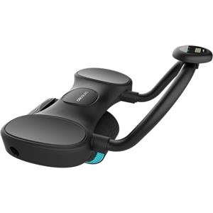 Cecotec Rullo da allenamento per addominali con rimbalzo automatico e supporto gomiti Drumfit AB Fit Pro. Compatto e leggero, larghezza 10 cm, tappetino antiscivolo e imbottito, peso massimo 100 kg