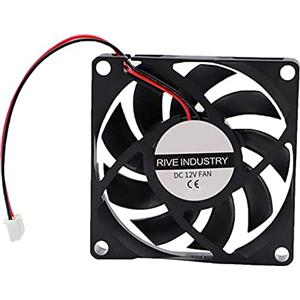 Roadoor DC7015 Ventole per PC Ventola del Computer Ventola di Raffreddamento Ventola del Radiatore Efficiente Grande Flusso d'Aria Ventola di Raffreddamento Muto per La Casa DC 5V 12V 24V 7cm 12V