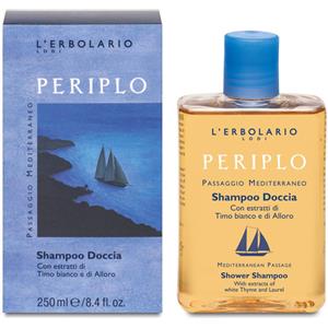 L'Erbolario Periplo Shampoo Doccia 250ml - Detergente Aromatico per Corpo e Capelli con Estratti Naturali