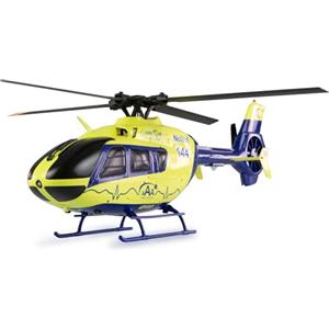 Amewi AFX-135 PRO Alpine Air Ambulance Elicottero 6 canali RC telecomandato 6G RTF, giallo fluo