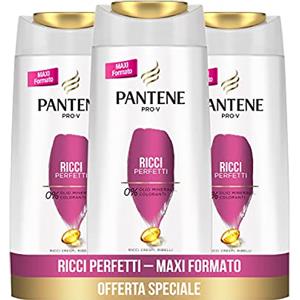 Pantene Pro-V Ricci Perfetti, Shampoo, Balsamo e Trattamento 3 in 300ml Ricci Crespi e Ribelli. Arricchisce i Capelli con Nutrienti. Senza Olio Minerale. Active Nutri-Plex
