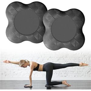 Ferizzia 2 Pezzi Yoga Ginocchiere, 20 x 20 cm Ginocchiere Antiscivolo, Protegge Ginocchia, Gomiti e Articolazioni, Cuscini per Le Ginocchia per Yoga, Ginnastica, Pilates, Aerobica